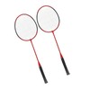LEIJIAER Badminton Racket Offensive Iron Alloy Lightweight Comfortable Grip Sports
