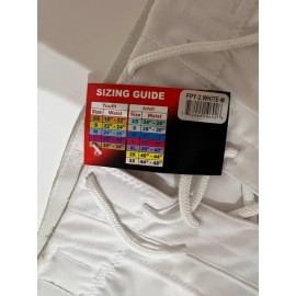 Champro Youth Medium Slotted Football Practice Pants White w/Belt *FREE SHIPPING