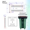 BRIEFCEC DB37 Adapter D-SUB RS-232 RS485 Serial to 37-Pin Solderless