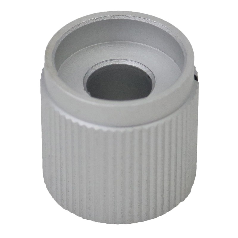 6mm Round Hole 15mm Short Solid Aluminium Control Knob for