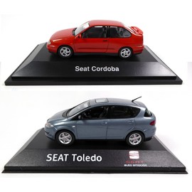 OPO 10 - Set of 2 cars 1/43 compatible with SEAT Cordoba SX + Toledo 3 / SE12+28 / SEL38