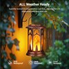 KOOPER Taller Solar Lanterns Outdoor Waterproof Hanging Solar Lantern Lights,
