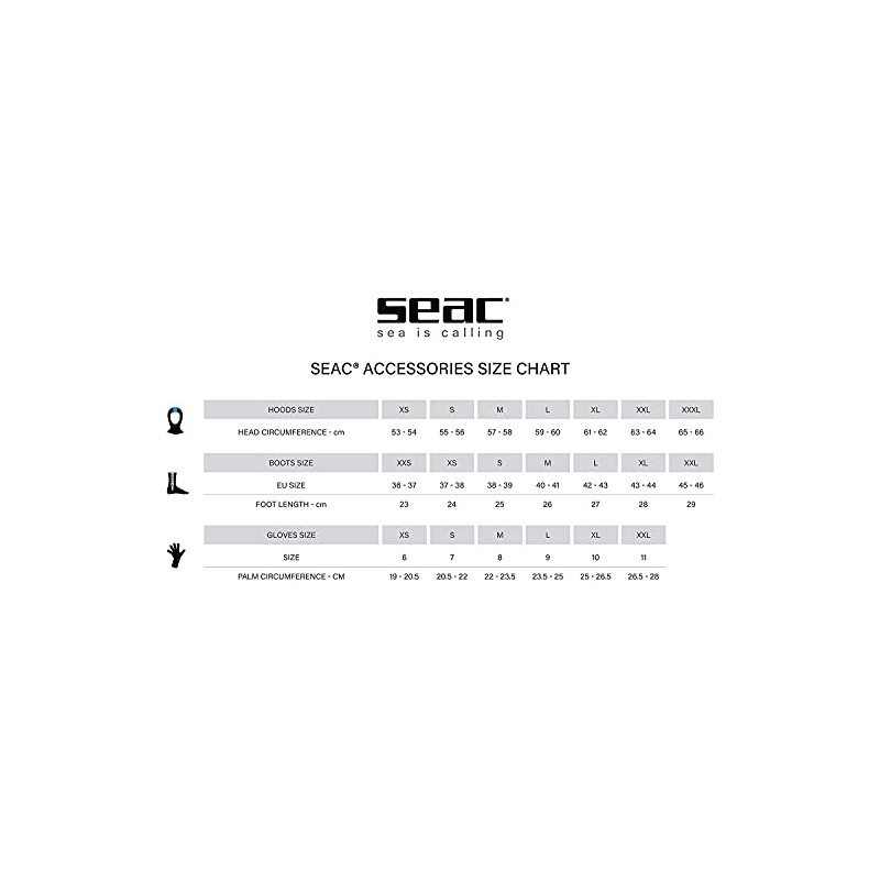 SEAC Unisex's Anatomic HD 7 Boots, Black, S