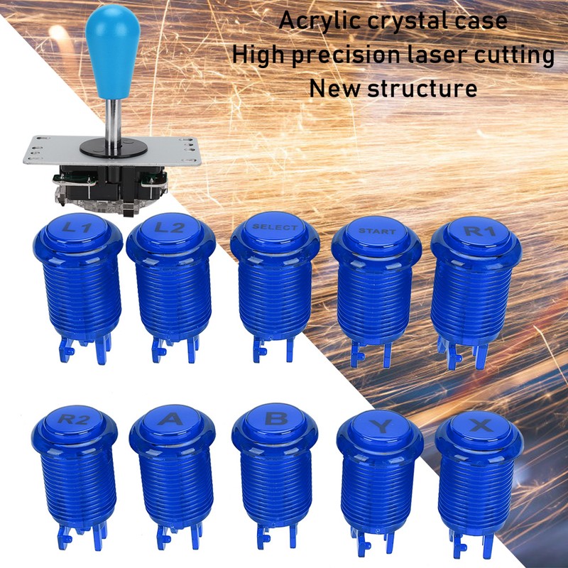 CY-822C DIY Arcade Game Buttons Joystick Rocker Controller Kit Without