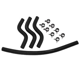 Injector Fuel Return Pipe Rubber High Temperature Resistant Flexible Injector Fuel Rail for Isuzu 4JB1 4JG1 Engine