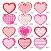 240Pcs Heart Sticky Notes, Pink Red Sticky Tabs, Self-Stick Pads,