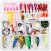 TUXIBIN 101 Pieces Fishing Lures Mixed Including Spinner, VIB, Height