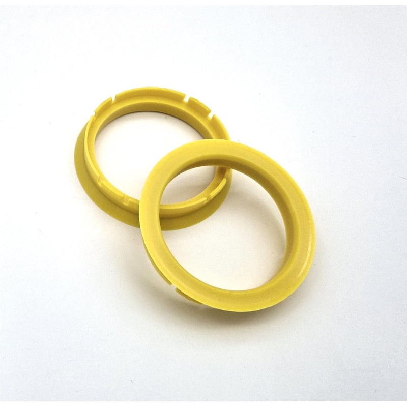 4x Centring Rings 70.0-60.1 I 70.0 to 60.1 Light Yellow