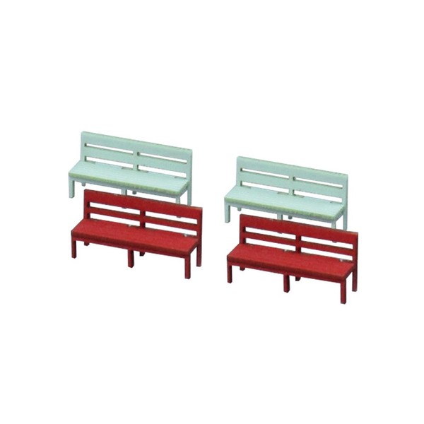 さんけい 1/150 ジオラマ オプションキット ベンチB ペーパークラフト
