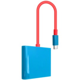 HDMI TV Dock Switch Docking Station Replacement Hub Adapter with Multiple Ports, USB 3.0 & HDMI 2.0, Portable Switch TV Adapter Support 1080P/60HZ, Fit for Steam Deck/Switch OLED