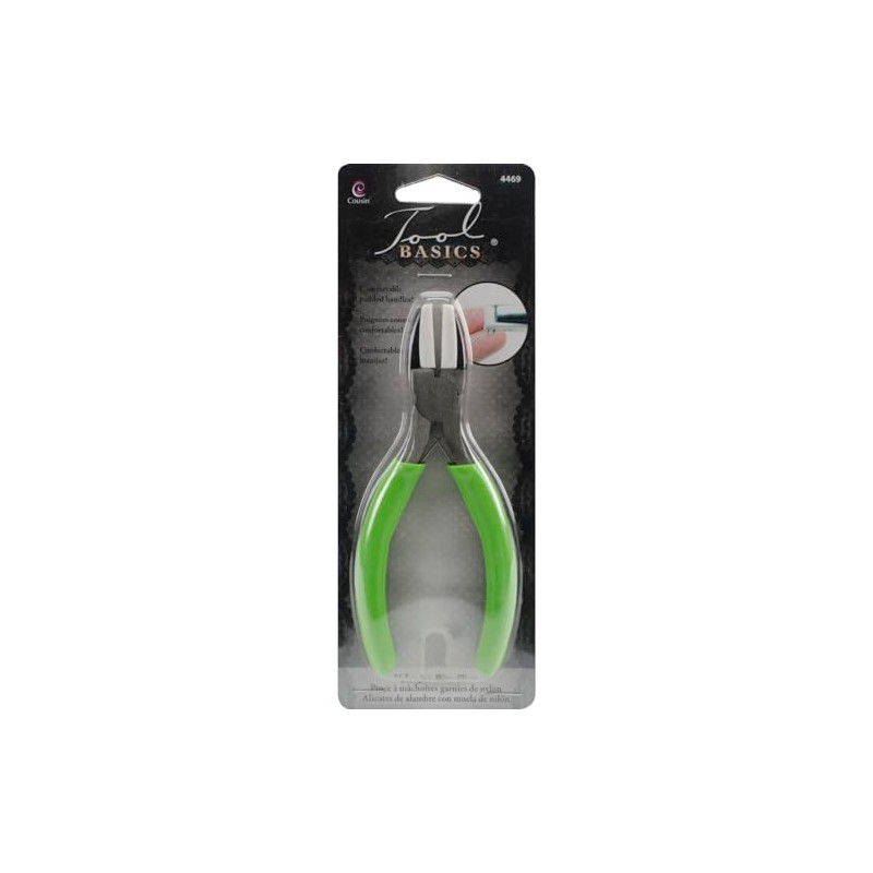 4469 Cousin Nylon Jaw Craft and Jewelry Pliers Green 5