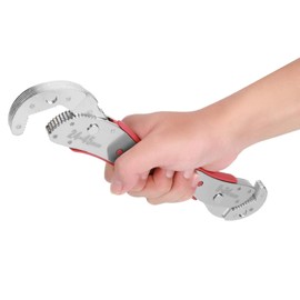 Universal Self-Adjusting Wrench Two-Head Repair Tool for Industrial Machinery Pipe Wrench Multifunction for Nuts Screw Couplings