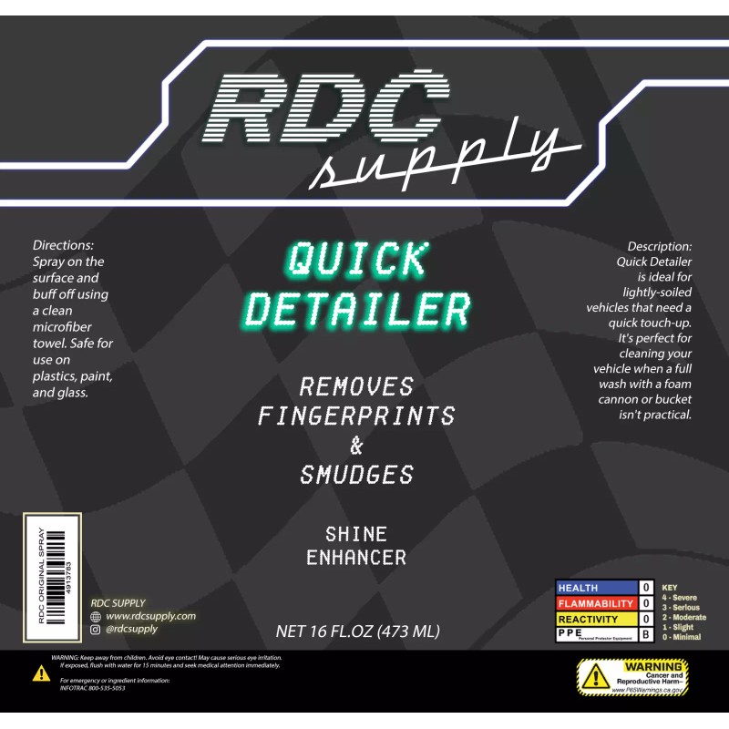 Rdc supply Quick Detailer Spray | RDC Supply