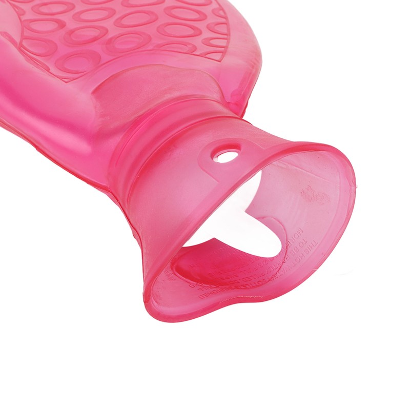 1400ml Hot Water Bottle U Shaped Reduce Pain Transparent Hot