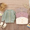 LAWKUL Baby Cardigan Sweater Ultra Soft Knit Clothes Lightweight Long