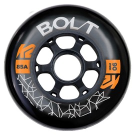 K2 Skates Bolt 90mm 85A 4-Wheel Pack - Black - 30F3011