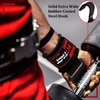 FITPACT Weight Lifting Hook Straps Wrist Support Training Gym Bodybuilding
