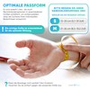 Health Press® Wrist Bandages - 1 x Wrist Support (M,