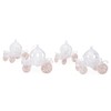 Christmas Concepts® 10cm Glitter Decorated Princess Carriage Decoration (ROSEGOLD, 1)