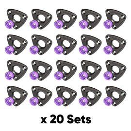 Button Fix Type 3 Button and Fix for Panel Connection Face- to-Face with 0.12'' or 0.31'' Gap x250 (20 Sets)