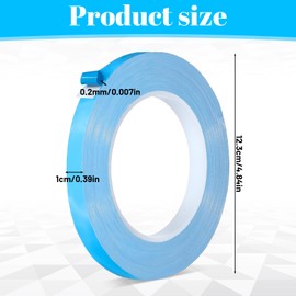 Thermal Adhesive Tape 25m x 10mm Double Sided Tape Thermal Tapes Heatsink Double Side Thermals Tapes Sticker for Mount Heatsink Woodworking Item LED SSD Drives