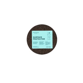 Curtis Wagner Plastics Corp. MA-800 Fabric Plant Mat (8" Diameter, Walnut Brown, 5-Pack) - Round Fabric Plant Coasters - Use as Planter, Coaster or Pads for Your Arts & Crafts