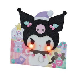 Sanrio 109975 Christmas Cards, Light & Melody Cards, Chromin, Plush, Message Cards, Greeting Cards, JXPM30-4