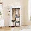 VTRIN Portable Closet Wardrobe Closet for Hanging Clothes with 4
