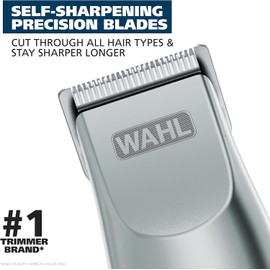 Recortadora Wahl Clipper Groomsman para hombres para barba, bigote. Funciona con pilas. Kit hogar y viajes 9906-717