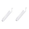 FRCOLOR 2 Pcs Parrot Feeder Bird Feeding Supplies Stainless Steel