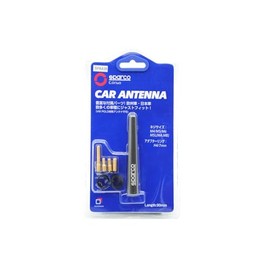 SPARCO CORSA SPA438 Sparco Corsa Antenna 90mm Black (Matted)