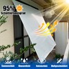 Awning with Mounting Ropes, Sun Protection, Waterproof, UV Protection, Wind