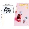 100 Pcs Black Happy Father's Day Cupcake Flags Mini Best