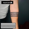 INKARTLINK semi-permanent temporary tattoos, realistic arm tattoos, waterproof and non-reflective,
