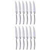 TAFAAL Set of 12 Stainless Steel Steak Knives, Corrosion Resistant,