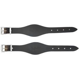 Jeereal Leather Fender Hobbles | Leather Western Saddle Stirrup Replacement Hobbles (Oil-Tan Dark Khaki)