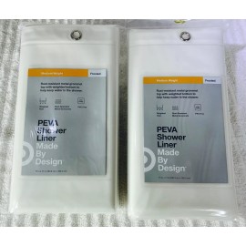 Made By Design Shower Curtain Liners 71 X 71 inches Made By Design 100% PEVA Lot of 2