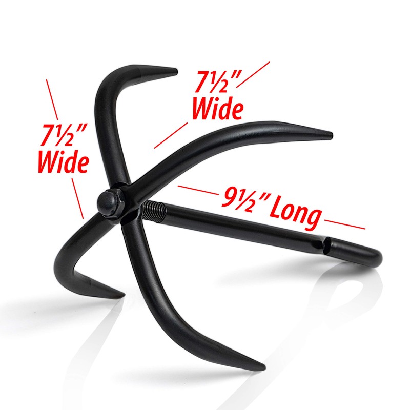 Rampant SPGHOOK Grappling Hook with Rope