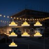 Connectable Waterproof Construction String Lights 100FT 150W 15000LM IP65 Outdoor