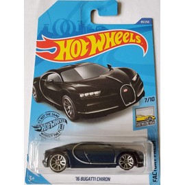 Hot Wheels 2020 Factory Fresh '16 Bugatti Chiron, Black 89/250