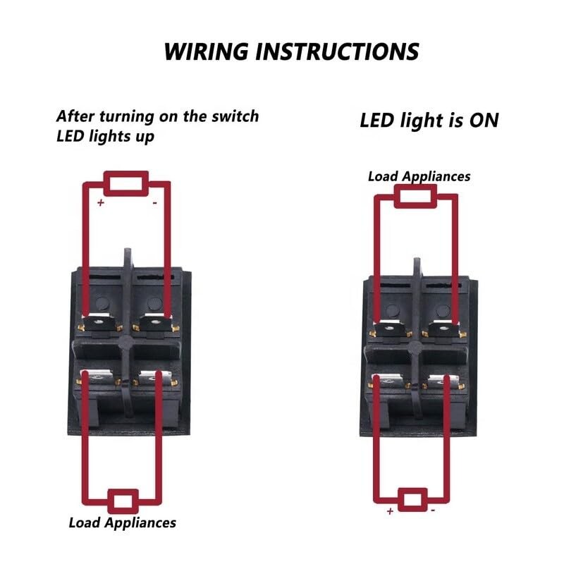 35A /40A 125/250VAC High Current Heavy Duty Welding Machine Rocker
