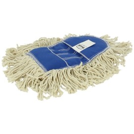 Rubbermaid FGU13000WH00 Kut-A-Way Wedge Mop Cut-End Dust Mop Head, White, Blanco