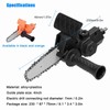 Electric Drill Chainsaw Modification, 4 Inch Woodworking Single Handed Electric