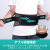 lefeke 腰 サポーター バンテリン加圧 腰コルセット 二重加圧式 調節可能 軽薄 腰椎ベルト メッシュ通気