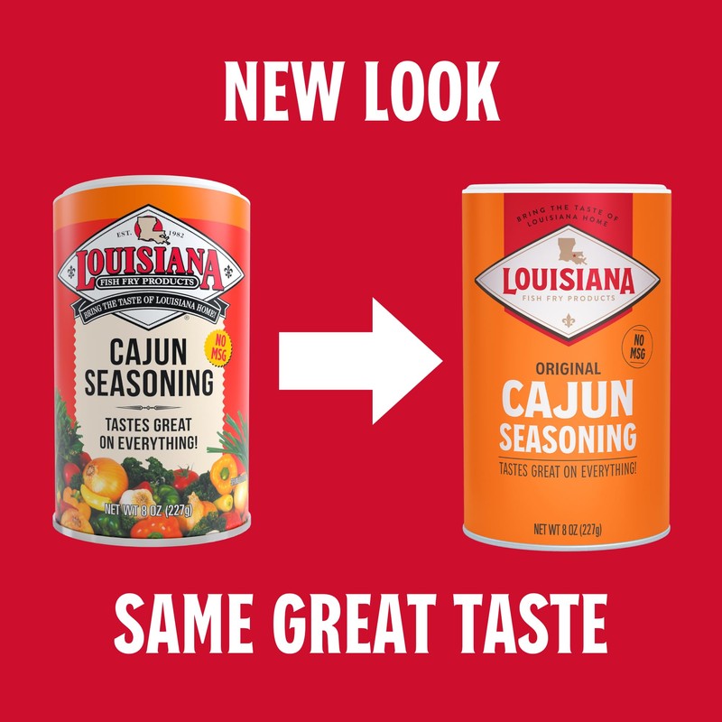 Louisiana Fish Fry Cajun Seasoning - Flavorful All-Purpose Seasoning 8