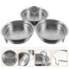 OKUMEYR Egg Mold and Poacher Set with Handle 2-Piece Stainless