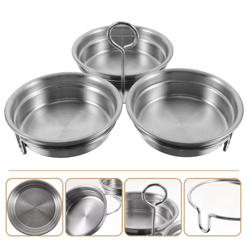 OKUMEYR Egg Mold and Poacher Set with Handle 2-Piece Stainless