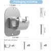 No Drill Curtain Rod Holder Hangers - Self Adhesive Hook
