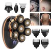 5 in 1 Electric Head Shaver IPX7 Waterproof Intelligent Floating