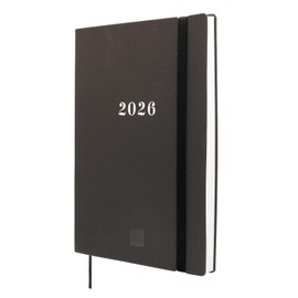 Finocam - Dotted Diary 16 Months 2025 2026 Horizontal Week to View September 2025 - December 2026 (16 Months) Black International